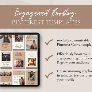 Pinterest Templates Canva, Lifestyle Pinterest Templates, Blogger Templates, Pinterest Marketing, Pin Template, Pinterest Blogger Templates image 4