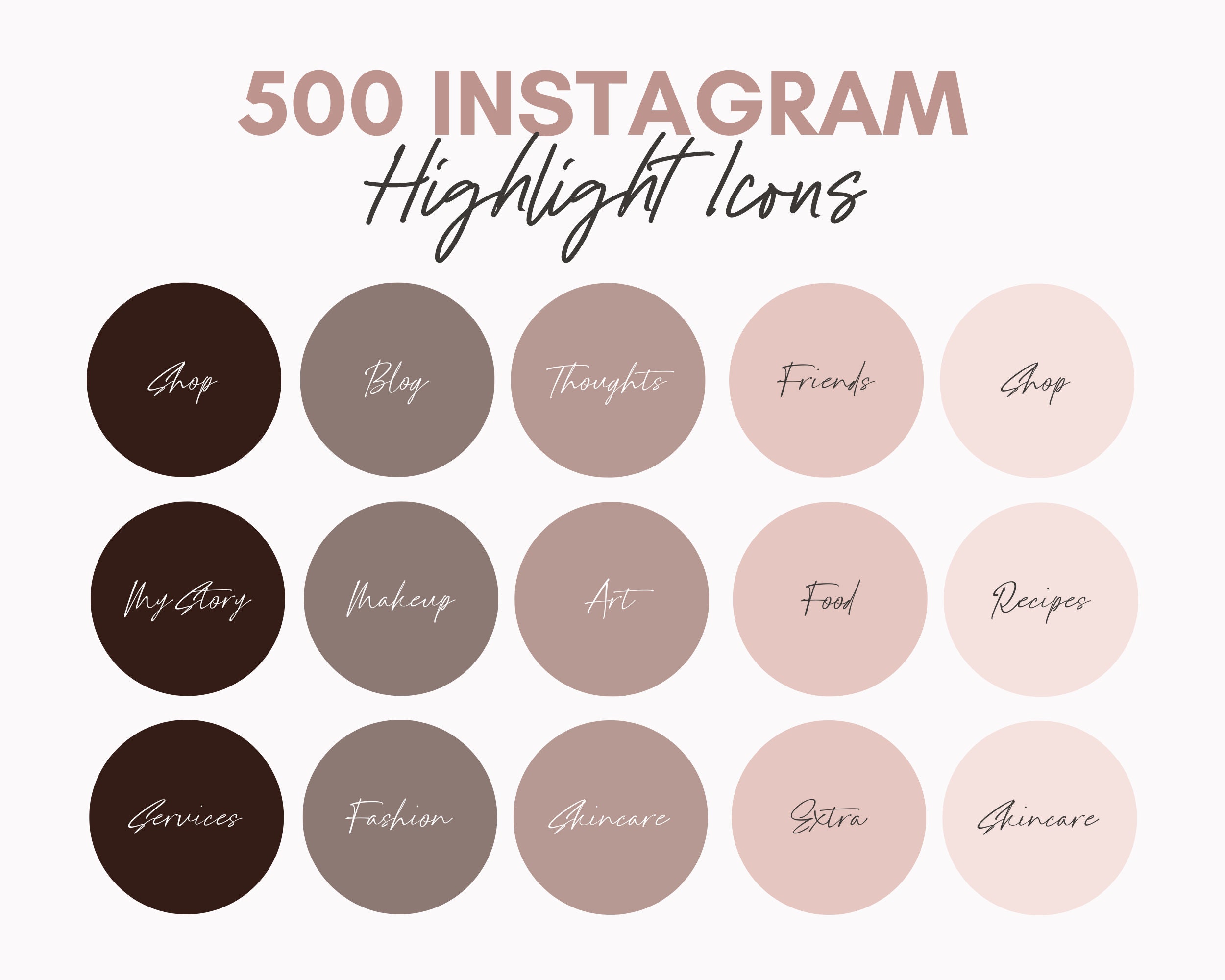 Instagram Highlight Icons Pink Instagram Highlights Insta | Etsy Australia