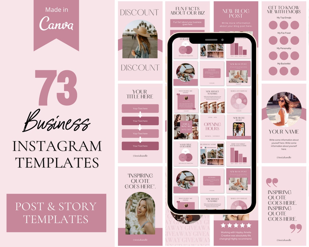 Instagram Story Template Instagram Story Templates Business - Etsy