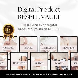 Digital Produkt Resell Vault, Tausende von Done-For-You Digital Produkten, pasives Einkommen, Master Resell + Handelsmarkenrechte, MRR & PLR