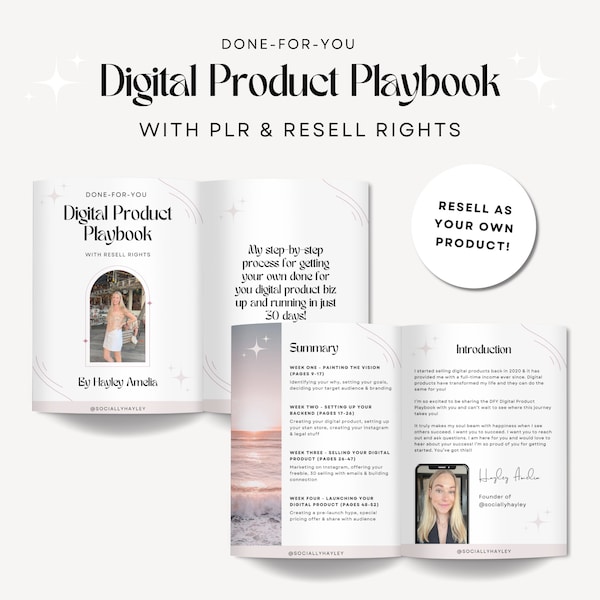 Digital Product Playbook, PLR Guide, How To Sell Digital Products, Dfy Digital Product, Digital Marketing Guide, MRR Guide, MRR Ebook