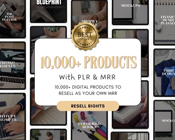 Ultimate PLR MRR Bundle Ideal for Passive Income, plr mrr Digital Products, Master Resell Rights, plr bundle, Master Resell Rights Education