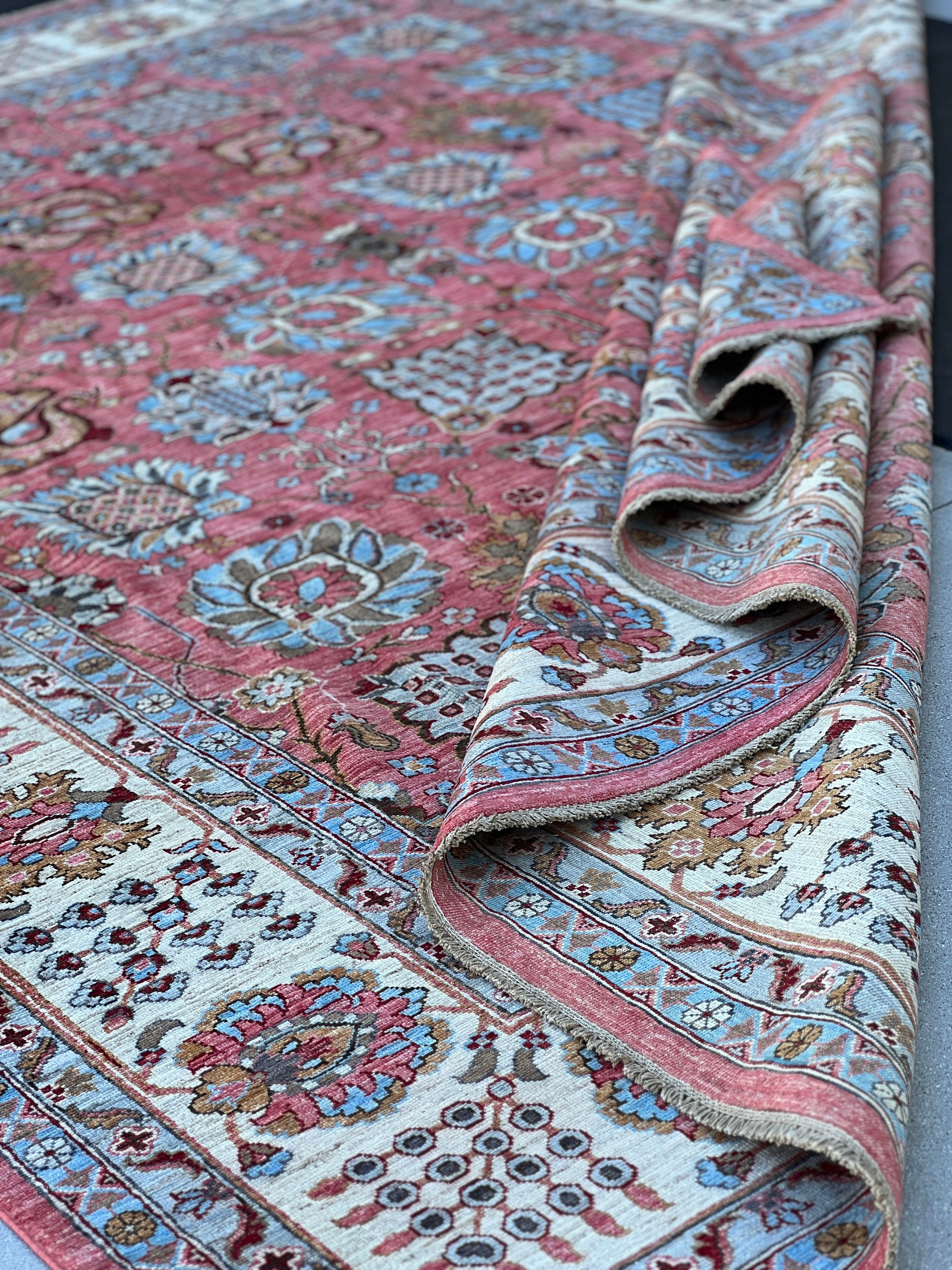 12+ Salmon Colored Rug