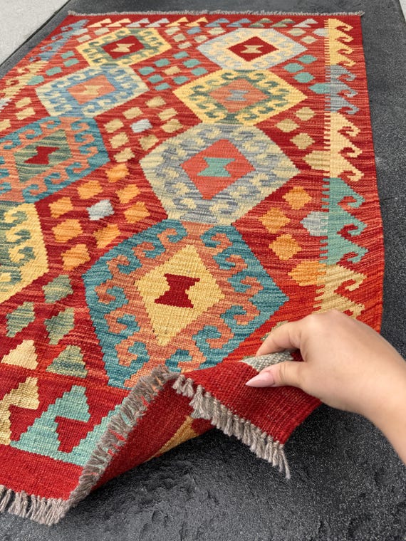 Afghan Hodrang Kilim ※専用ページ New Afghan Kilim Rug - 8' 6