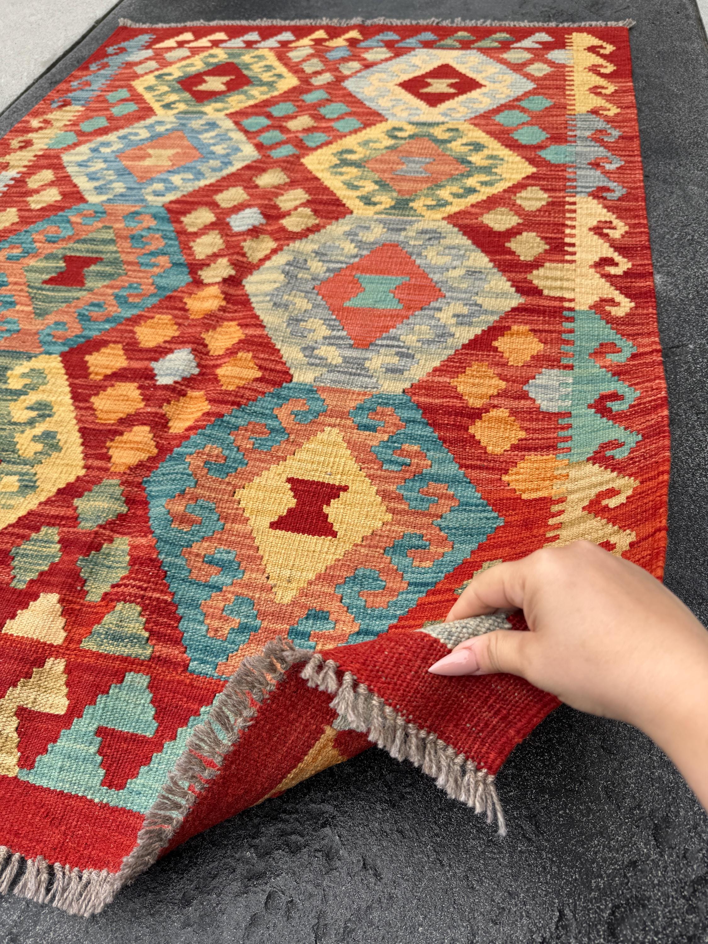 ラグ・カーペット Afghan Hodrang Kilim 一番の Afghan IMG_9493_1024x1024.jpg?v= ※専用ページ Kilim Hodrang