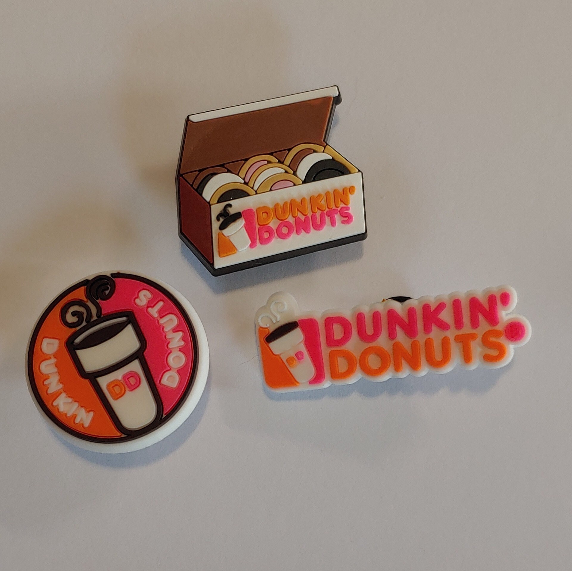 11 Breloques Charms Dunkin Donuts Pour Chaussures - Cadeau Anniversaire, Neuf
