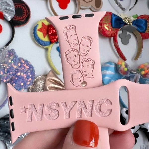 NSYNC inspired watch band manifesting a reunion tour!