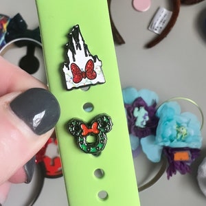 Disney Inspired Charm | Festive Watch Charm | Mickey Inspired Watch Charm | Christmas Watch Charm Cute Magic Band Charm  | Disney Lover Gift