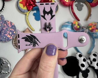 Accessorio per orologio Disney di Halloween con Malefica addormentata e i suoi amici cattivi