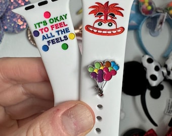 Hi! I'm Anxiety! Inside Out 2 inspired watch band accessory for Disney Parks Vacation