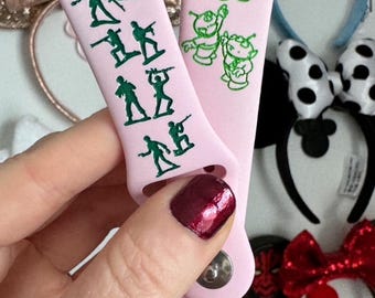 Aliens Army Men Luxo Ball Pixar Inspired Toy Story Watch Band for Replacement Apple Fitbit Samsung Galaxy Disney Family Vacation Parks