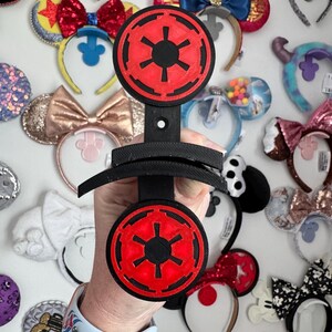 Dark Side Inspired Ear & Bag Hangers inspired Ear Holder, Any Color Mickey Ear Display
