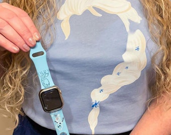 Shirt geïnspireerd op sneeuwprinses Elsa Frozen voor Disney Parken Bijpassende shirts voor familievakanties