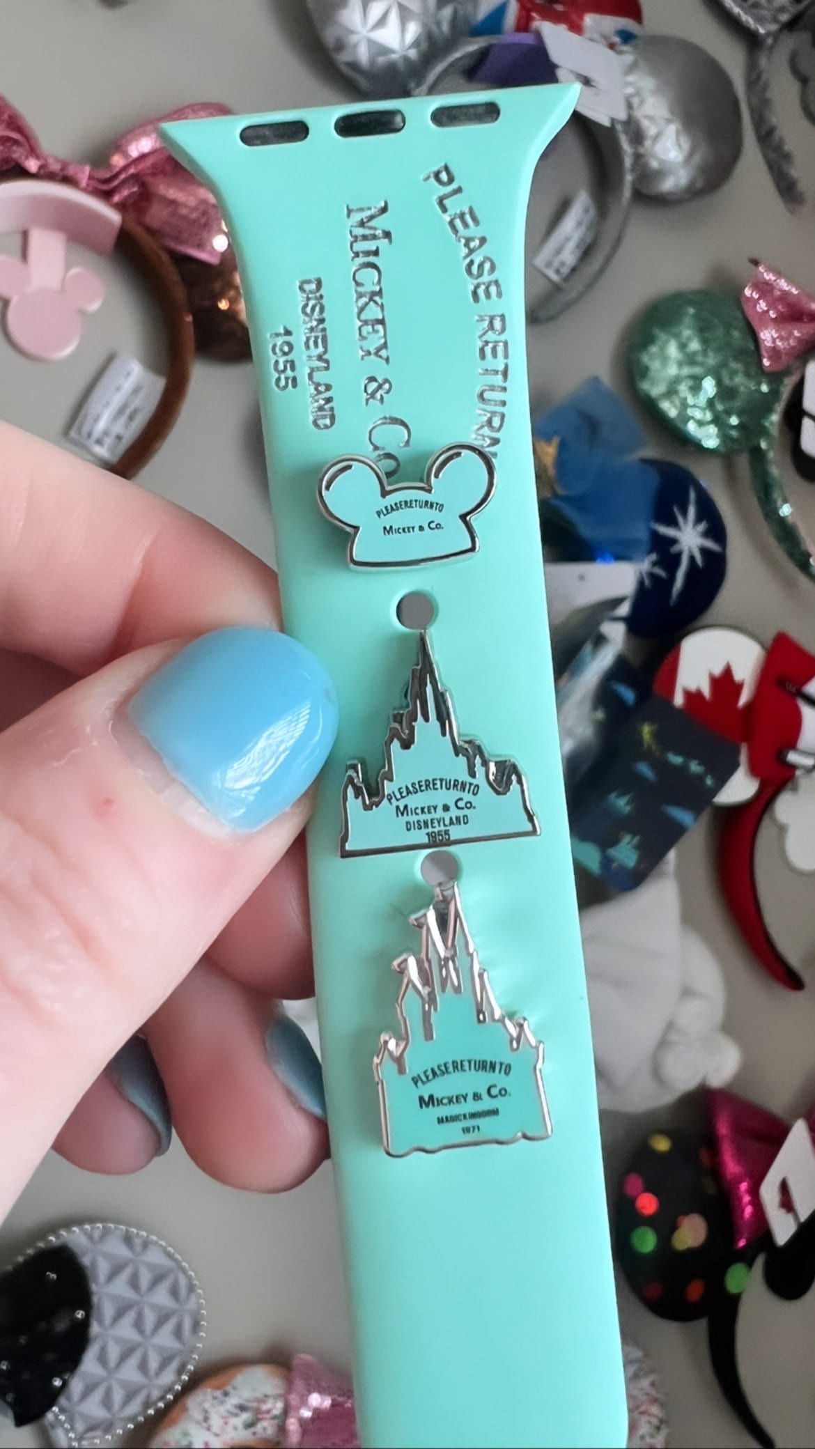 Please Return Inspired Band Charms Watch Band Accessories Fits Silicone Apple Galaxy Fitbit Magic Band