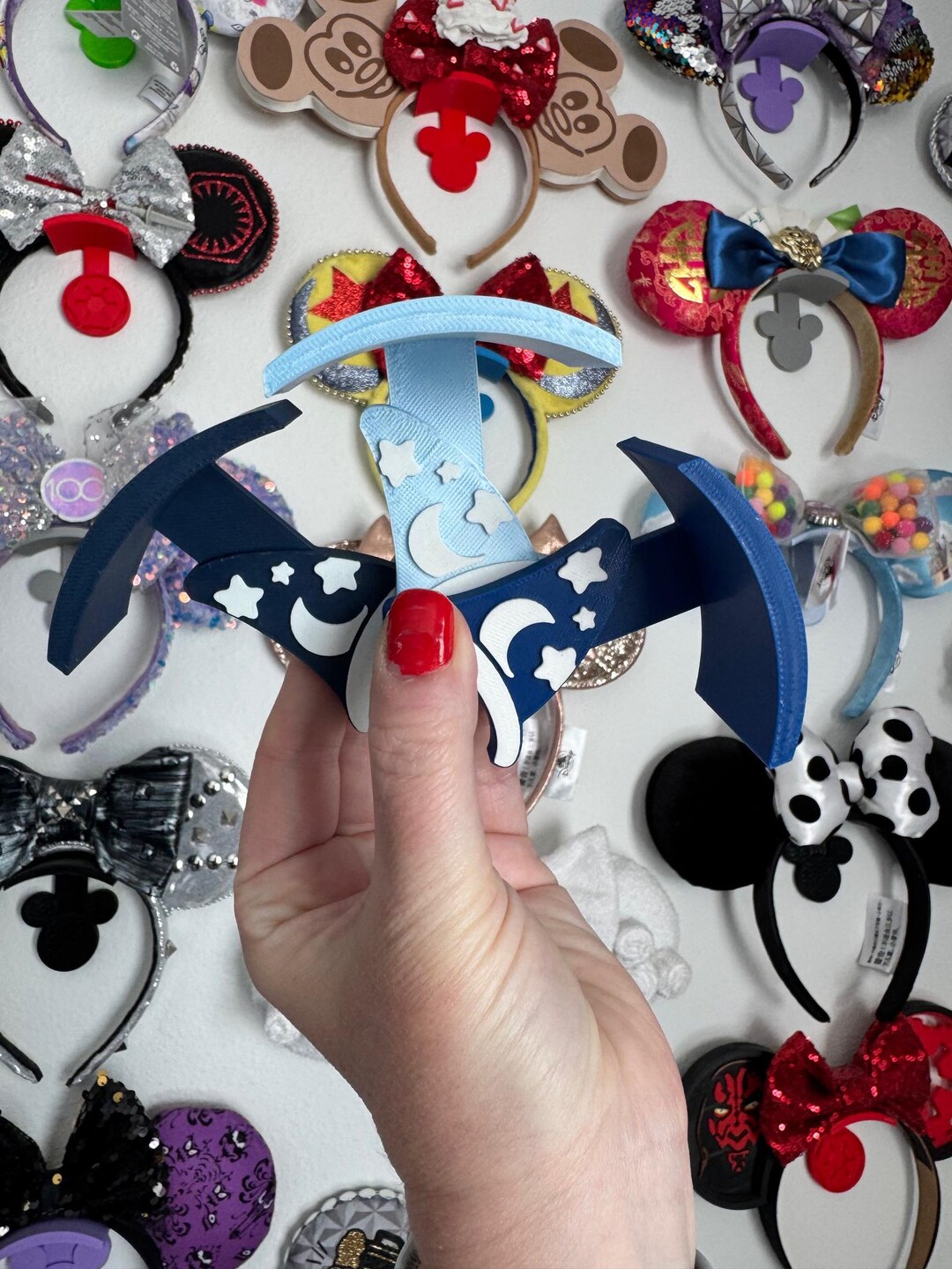 Apprentice Hat Inspired Sorcerer Mickey Mouse Ear Holders, Disney Mouse ...