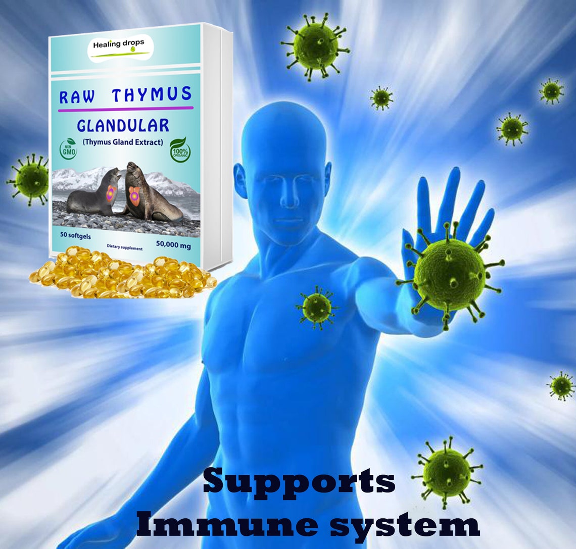 Thymus Glandular Extract Raw Tissue healing Etsy