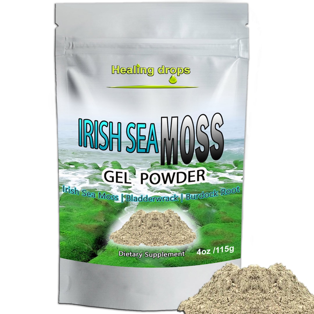 Irish Sea Moss Powder Perfect for Sea Moss Gel or Gummies Formation or Sea Moss Capsules Mixed