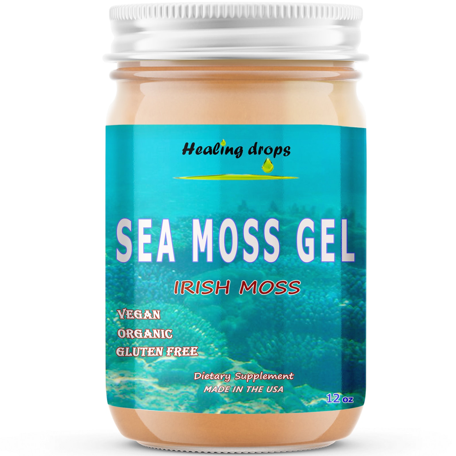 Sea Moss Gel Irish Sea Moss Raw Organic Wildcrafted - Etsy