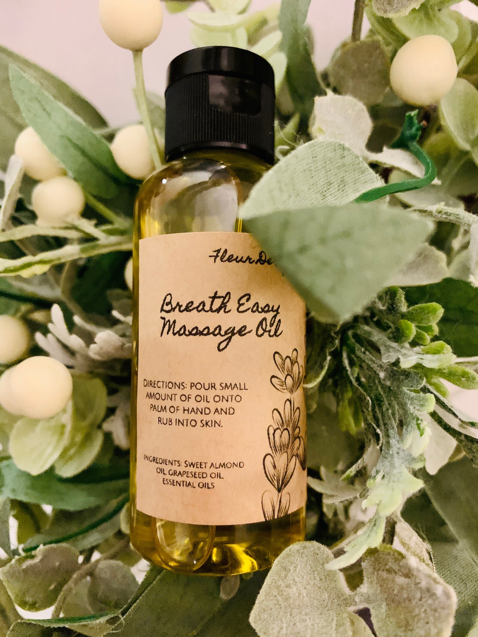 Massage Oil All Natural Foot Massage Hand Massage Leg Etsy