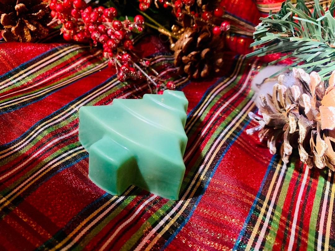 Christmas Tree Soap Fresh Christmas Tree Scent, All Natural Triple