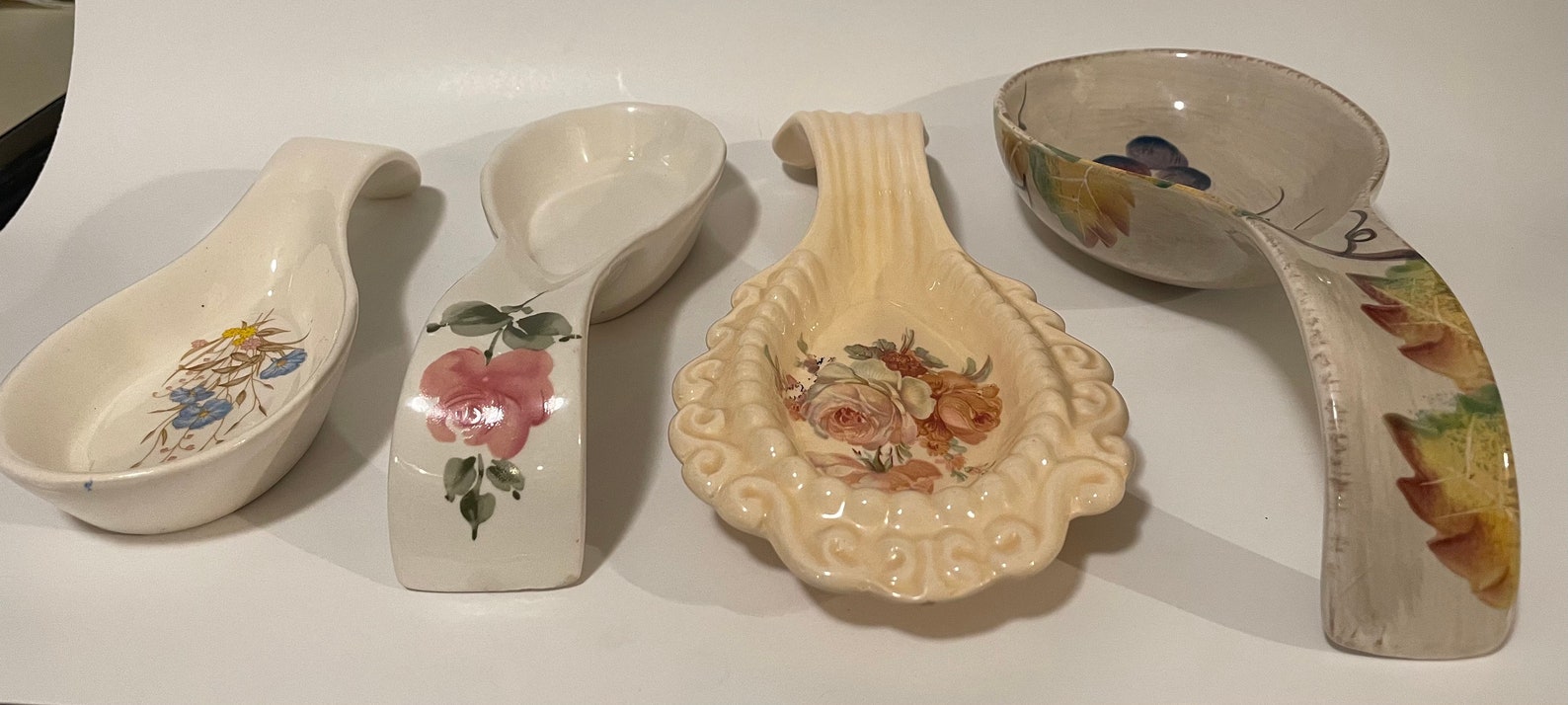 Spoon Rests/ Vintage Spoon Rests/ Ceramic/ Kitchen Ware/ Unique Spoon