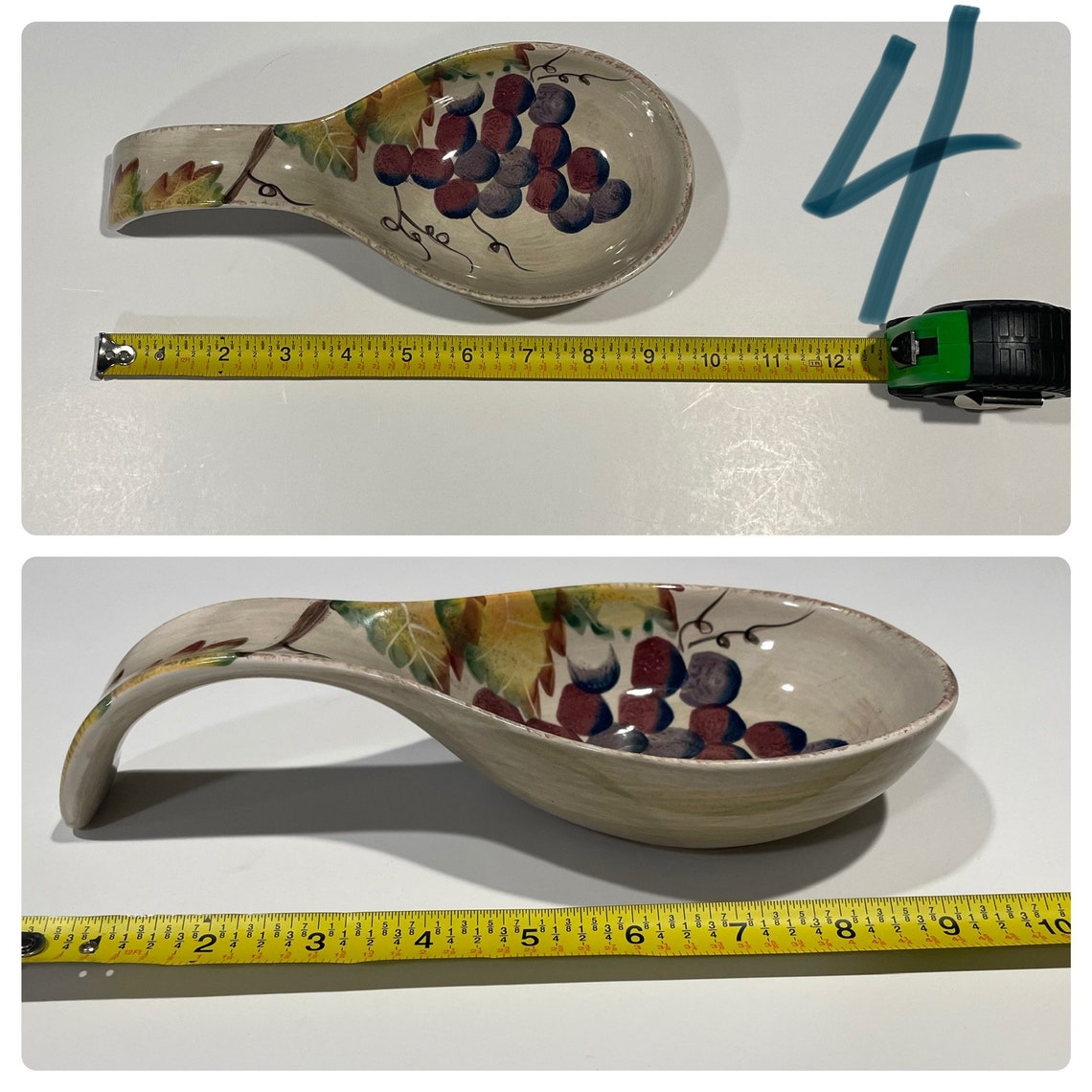 Spoon Rests/ Vintage Spoon Rests/ Ceramic/ Kitchen Ware/ Unique Spoon Rests/ Old School / Hand