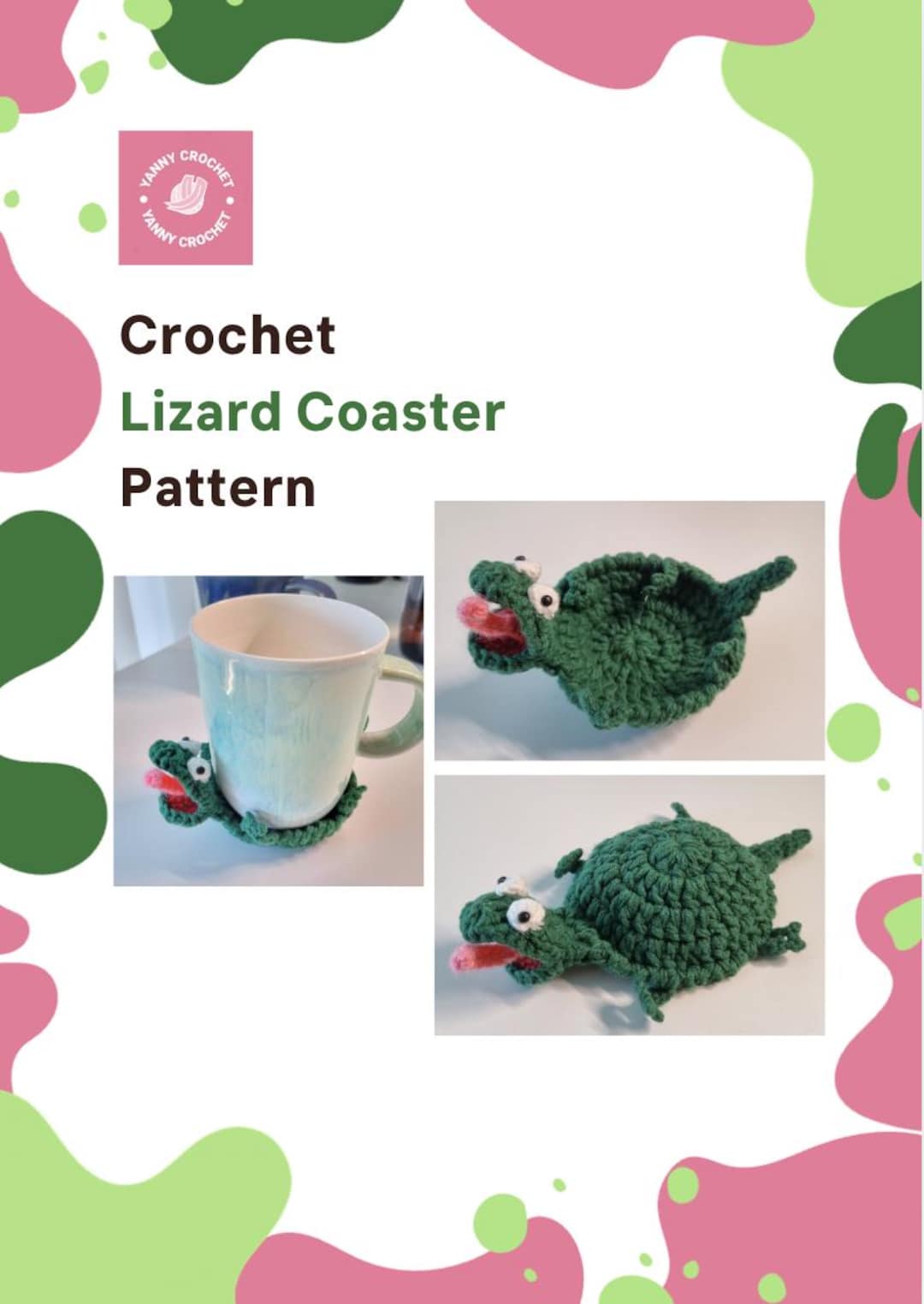 HoppersのTomにインスパイアされた、かぎ針編みのトカゲの楽しい