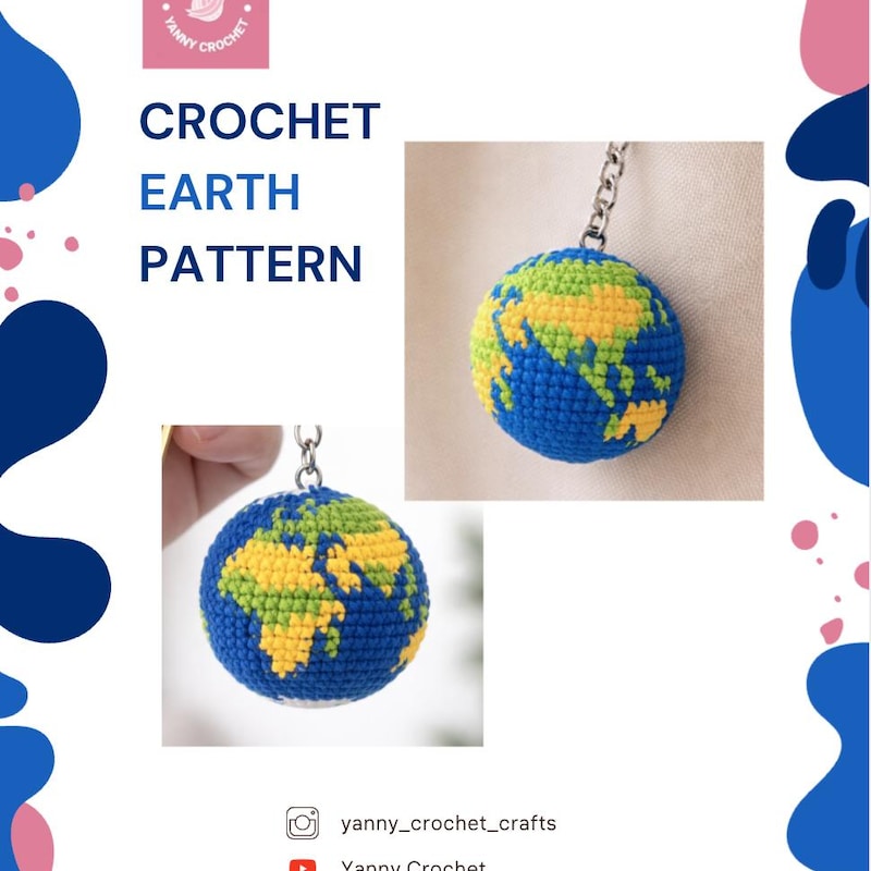 Crochet Earth Hacky Sack - Etsy