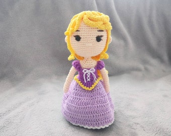 Handmade Rapunzel Crochet Doll Tangled Inspired Amigurumi