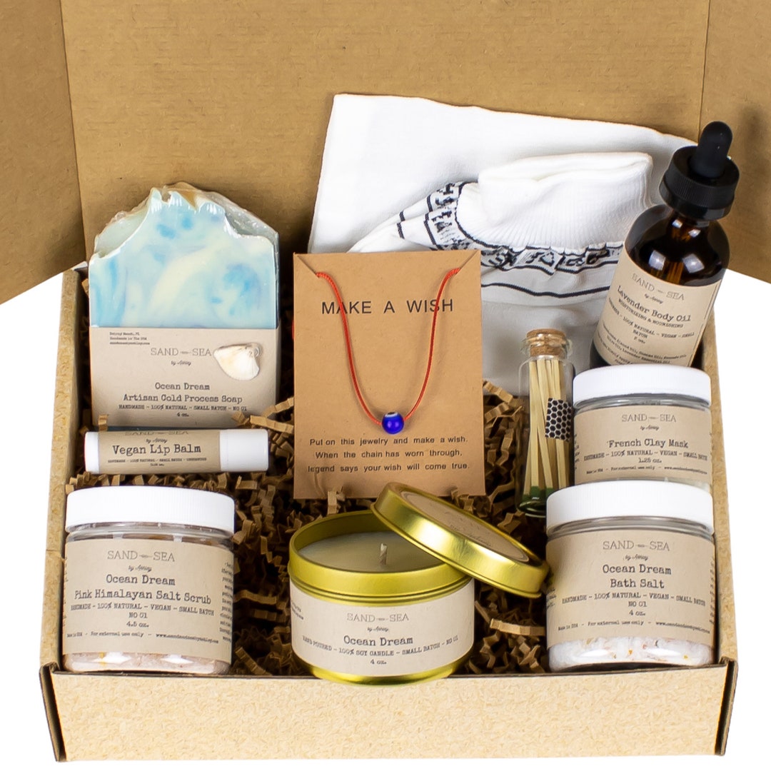 Luxury Spa Gift Set Ocean Dream Pampering Spa Gift Baskets Etsy