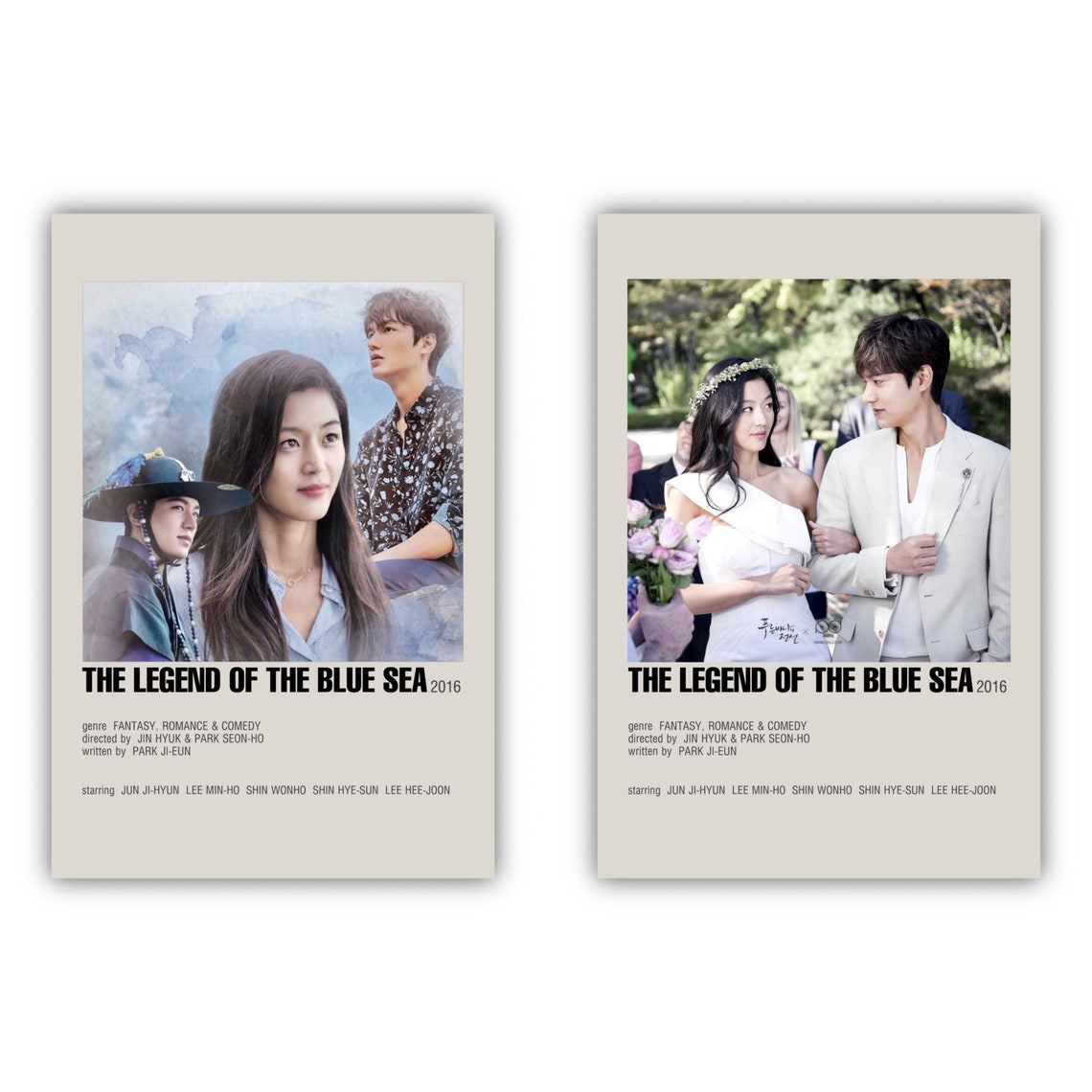 La Legende De La Mer Bleue Légende de la mer Bleue Minimaliste Kdrama Poster Print de | Etsy