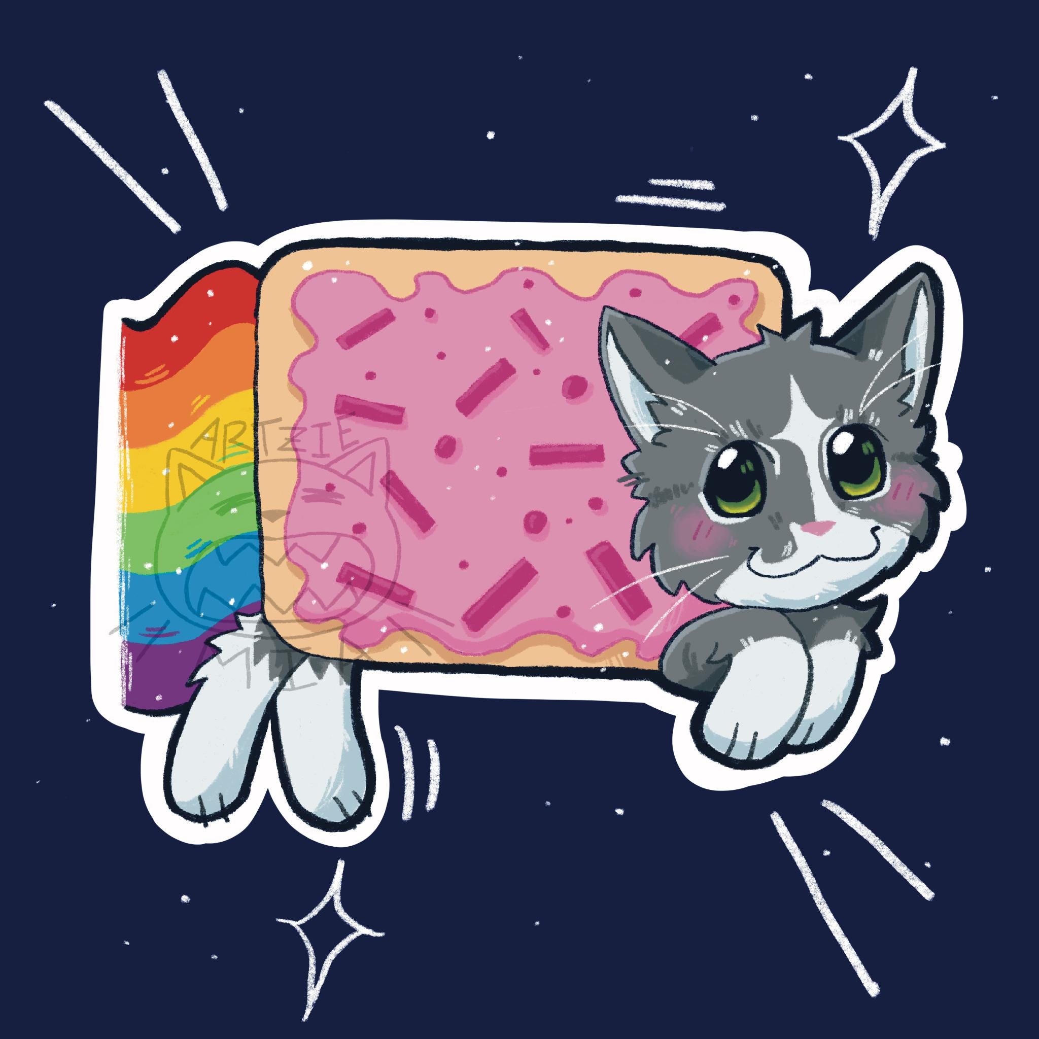 Casper Sticker (2.5” X 3.5”) - Etsy