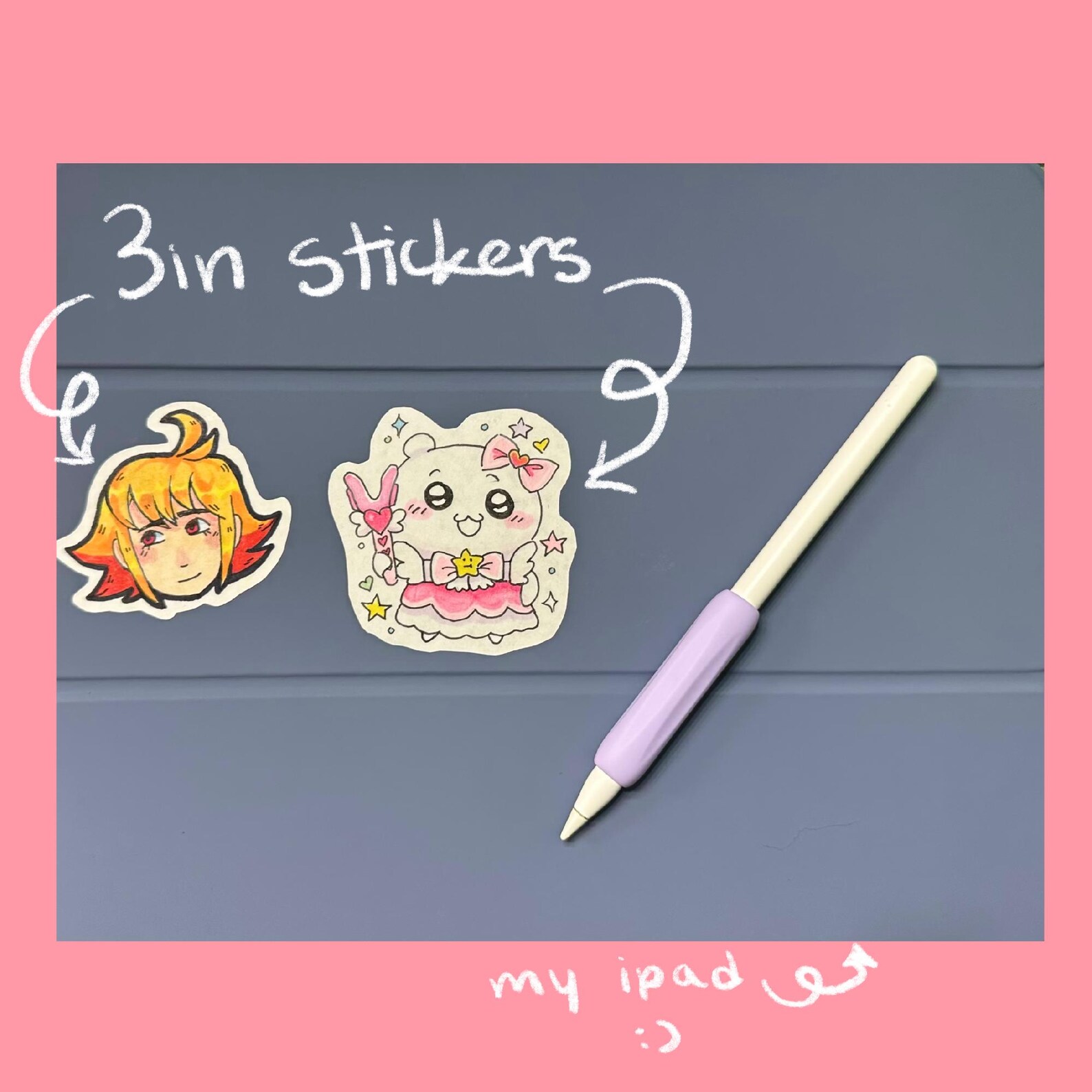 Ocs Sticker Hand Drawn Custom Stickers | Ocs, Niche Characters, Etc - Etsy