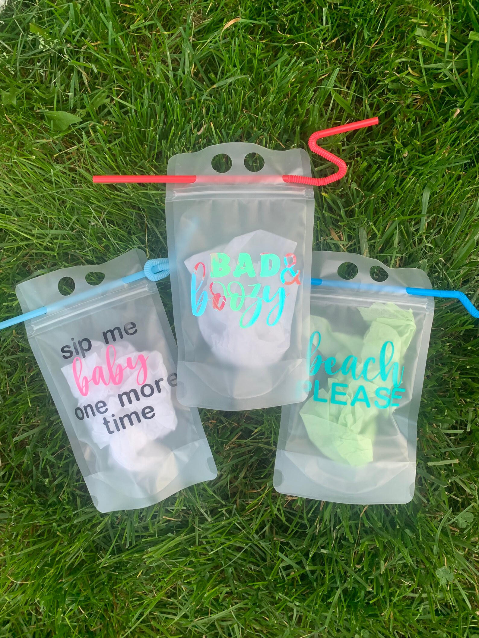 Customizable Drink Pouches Etsy