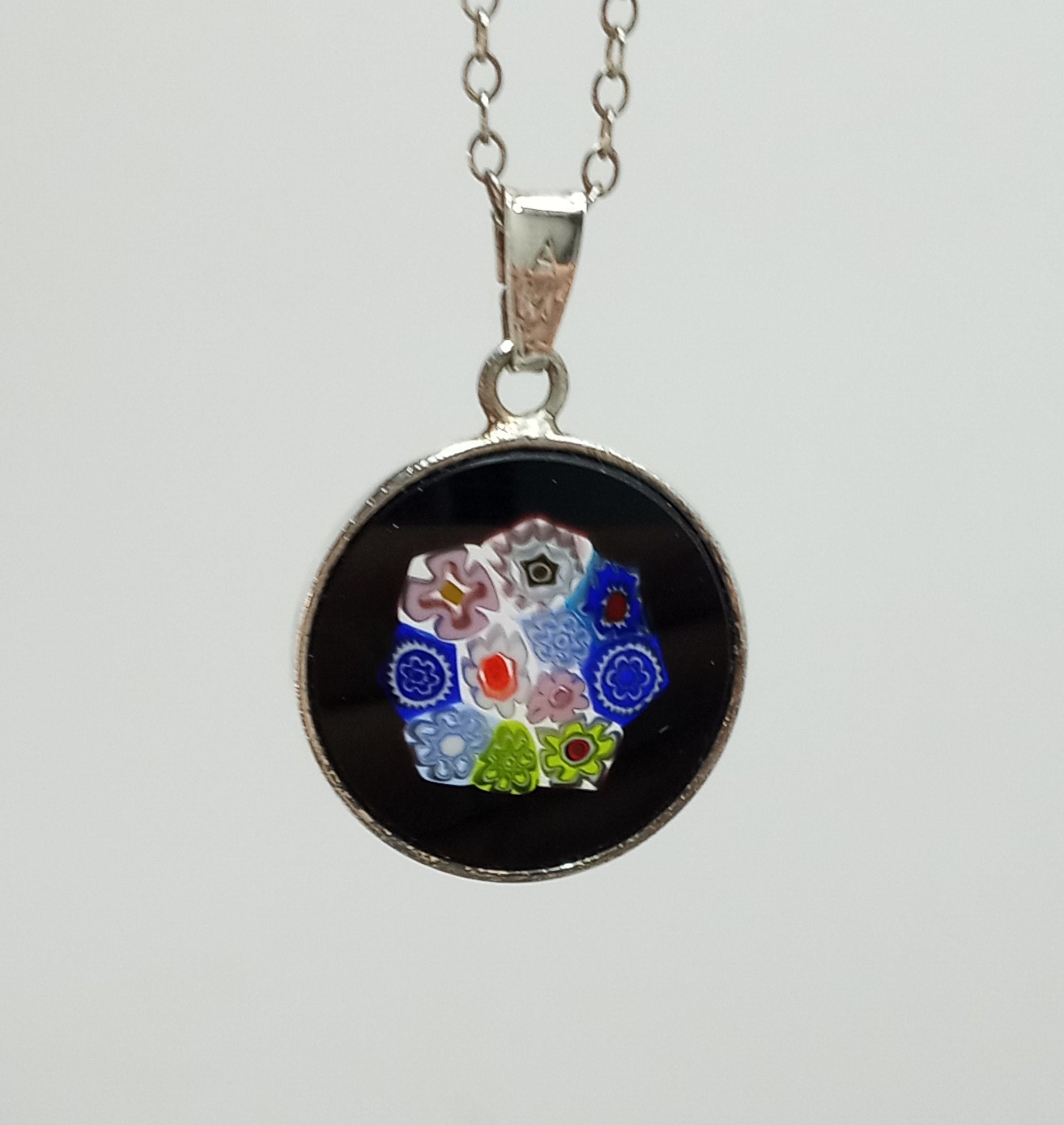 ヴィンテージ サイン入り AMV ムラーノ ミッレフィオーリ スターリング