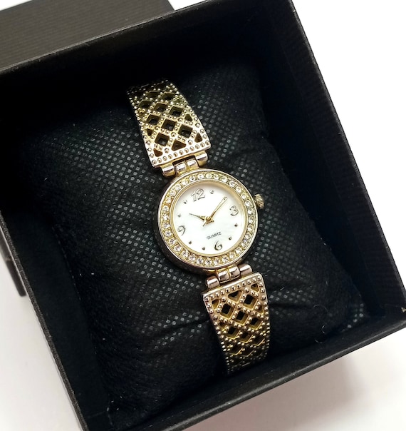 white christmas dresses Vintage Gold-tone Disney Dress Watch main image 1