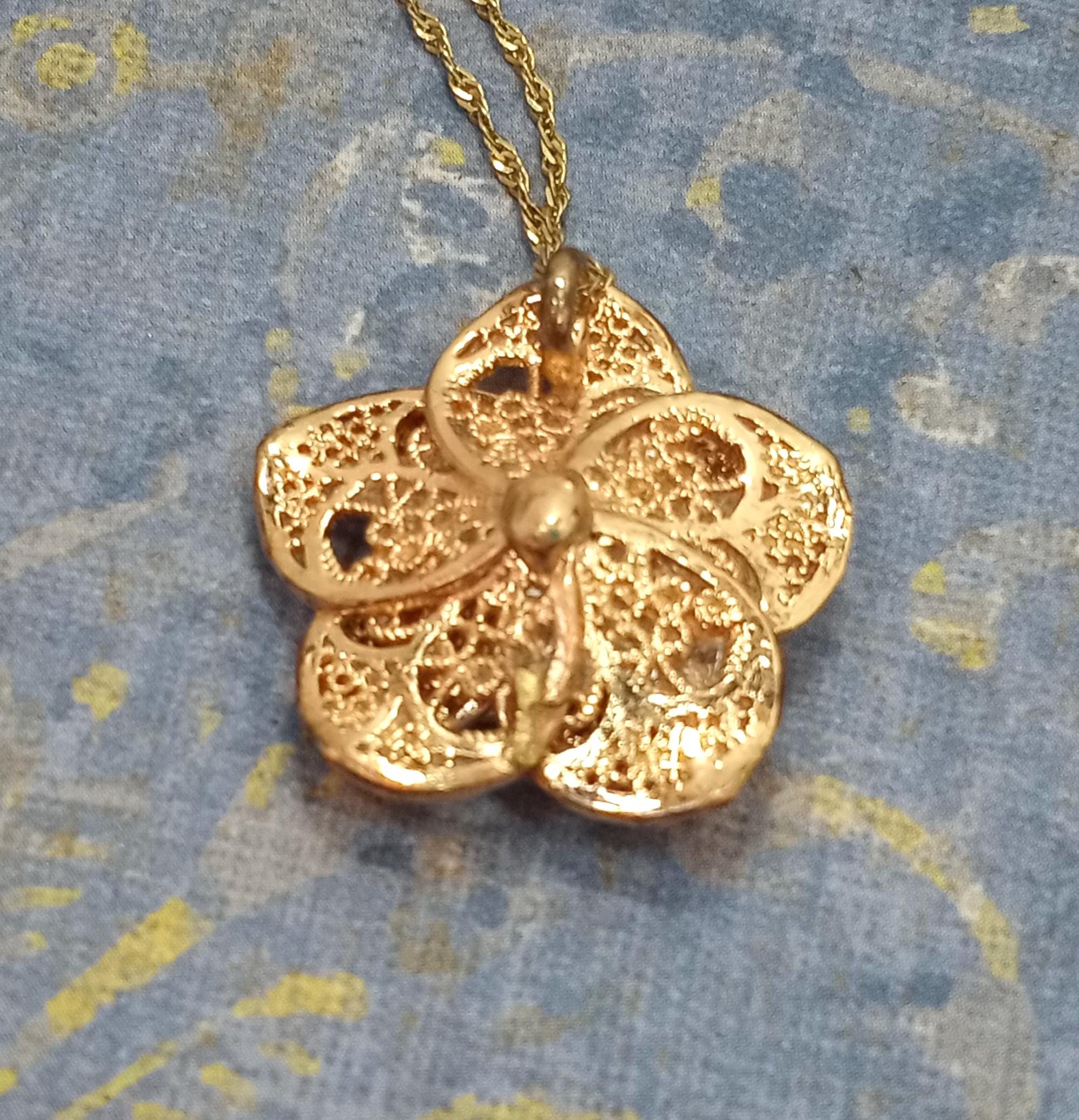 Chanel Vintage Gold Metal Bag And Hat Charm Chain Necklace, 1970-1981