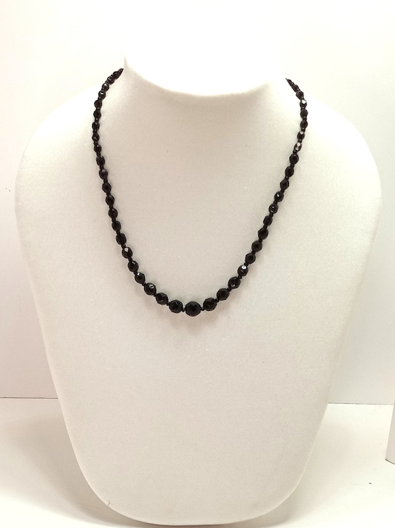 Magnifique Collier Vintage En Perles De Verre à Facettes - Multicolore