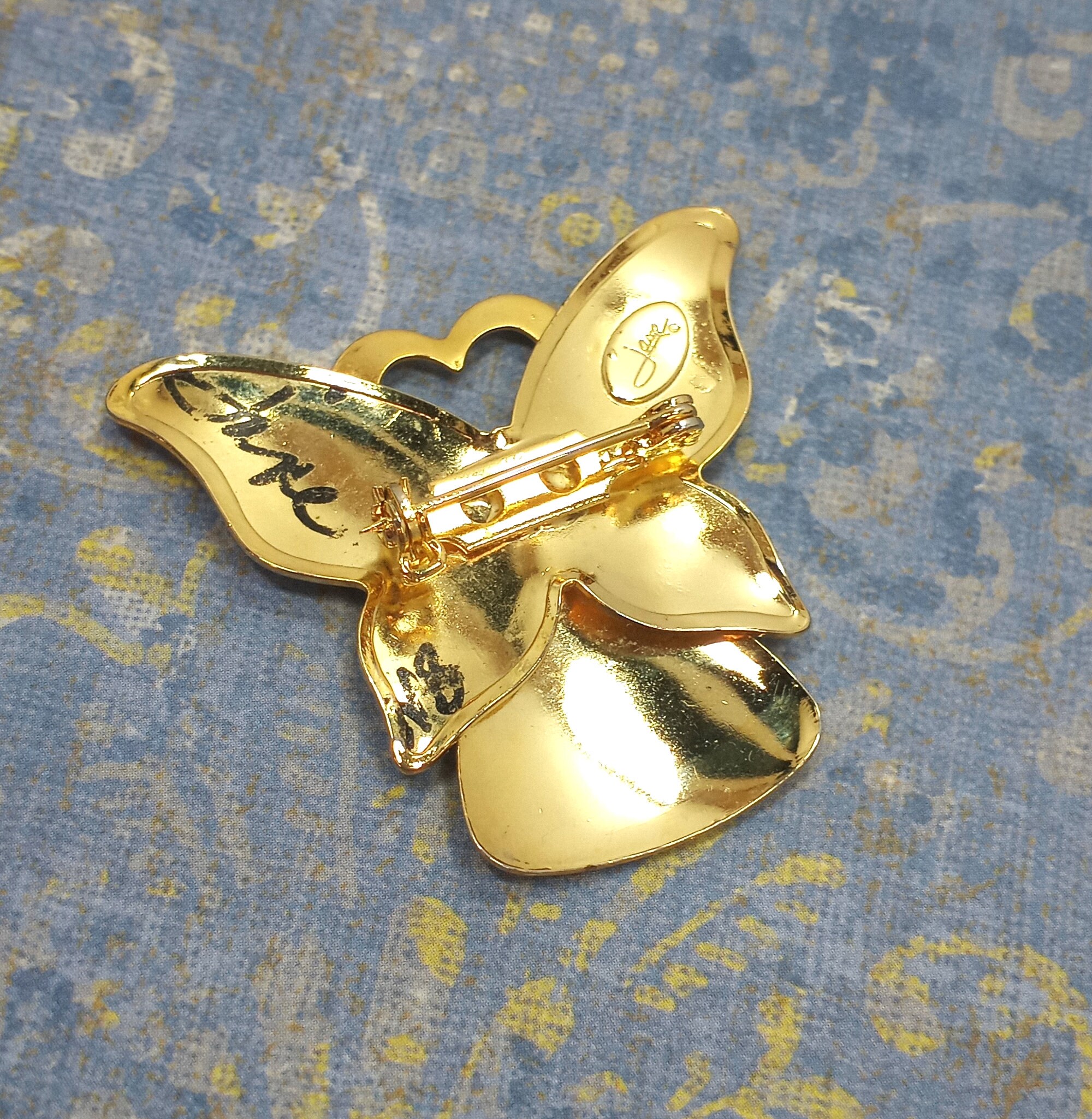 アクセサリー Jane Vintage Stamped and Signed JANE N8 