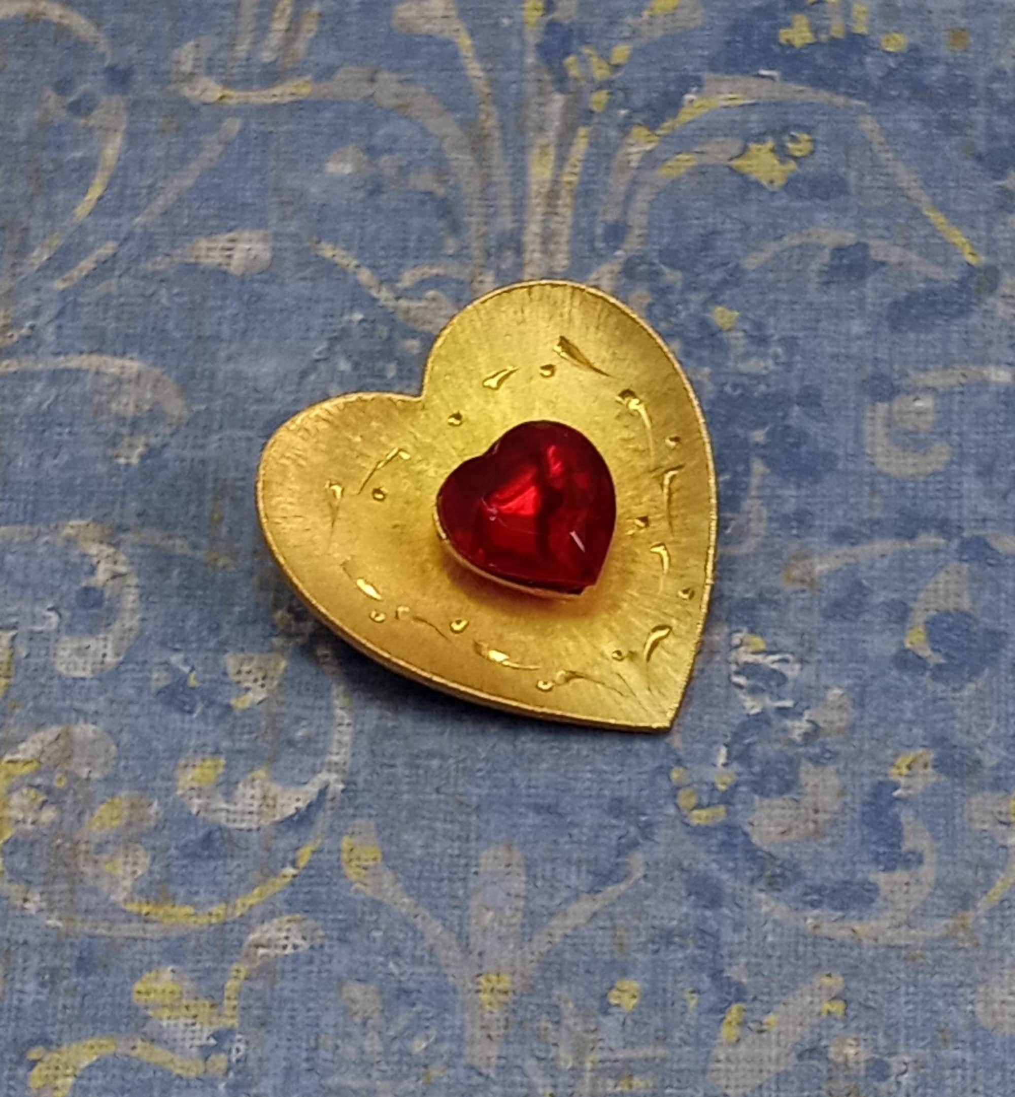 Gold Brooch Etsy Canada
