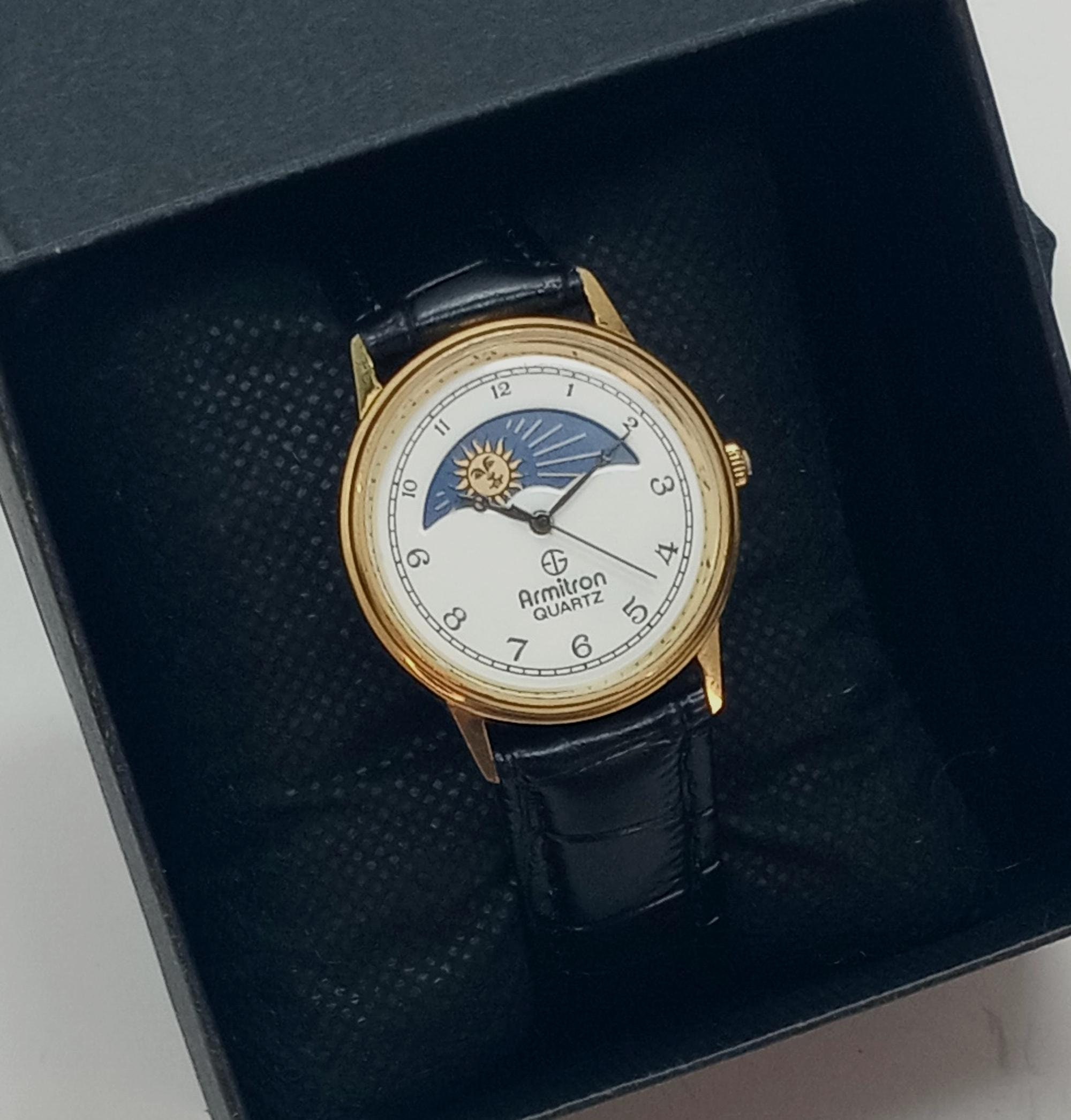 Armitron moon phase watch hotsell