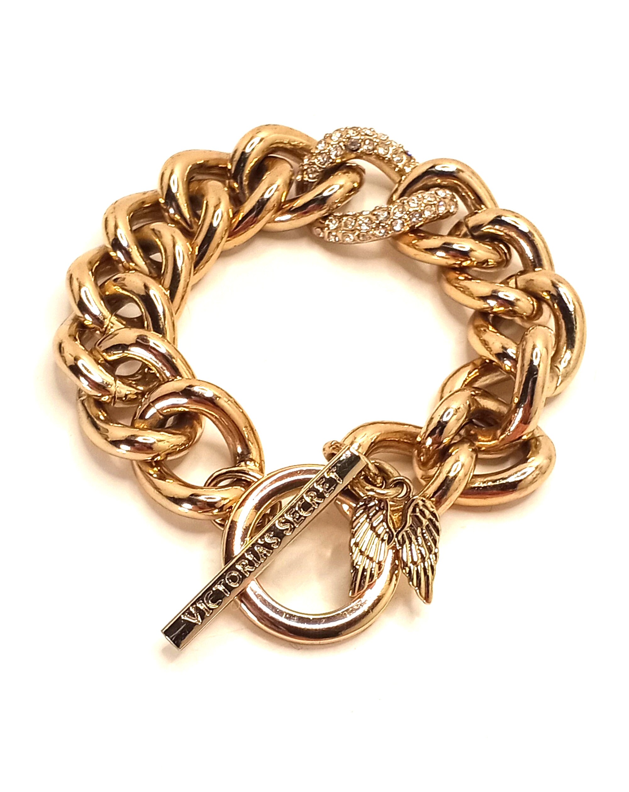 Chunky Heirloom Gold Curb Chain Bracelet – Victoria Emerson