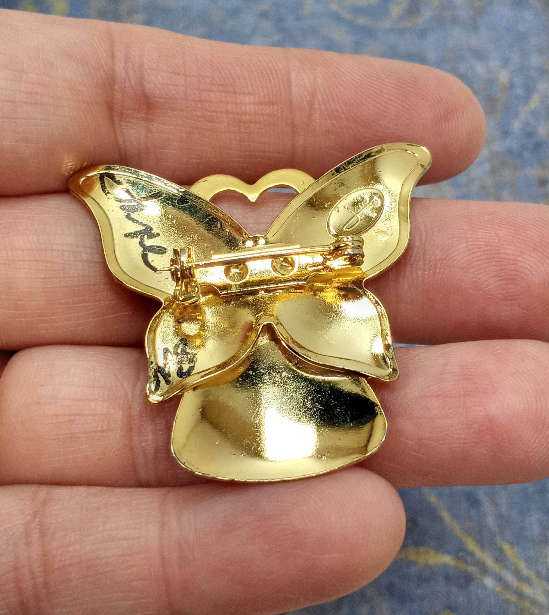 アクセサリー Jane Vintage Stamped and Signed JANE N8 