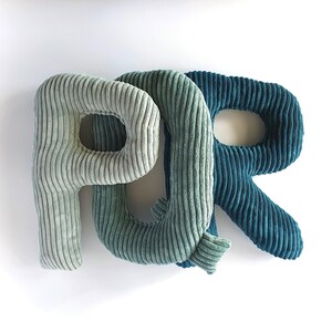 Plush cartoon letters, letters pillows, letter P, Q, R, funny gift pillows, throw pillows, large selection of colors