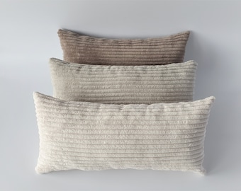 Lumbar pillow approx. 18x9 inches, short lumbar pillow, back pillow, head roller, decorative pillow, throw pillow