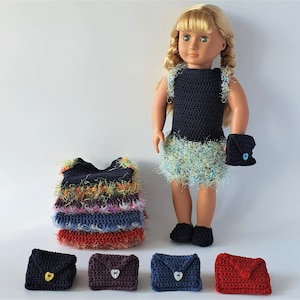 18 Inch Doll Party Dress with Clutch & Shoes