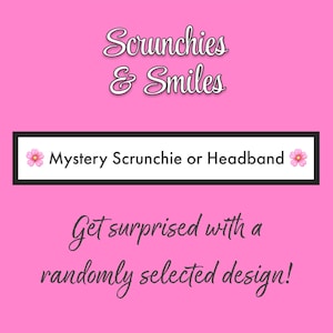 Mystery Disney Ear Scrunchie, Scrunchie or Headband (sold separately), Minnie Ears, Disney Scrunchie, Disney Headband, Gift for Her