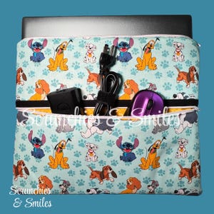 Happy Dogs Laptop Case, Tablet Case, Laptop Sleeve, Computer Case, Tablet Sleeve, E-Reader Case, Laptop Accessory, Zipper Pouch
