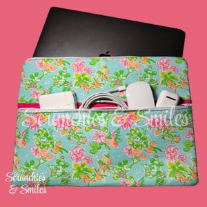 Tropical Mickey Laptop Case, Tablet Case, Laptop Sleeve, Computer Case, Tablet Sleeve, E-Reader Case, Laptop Accessory, Zipper Pouch