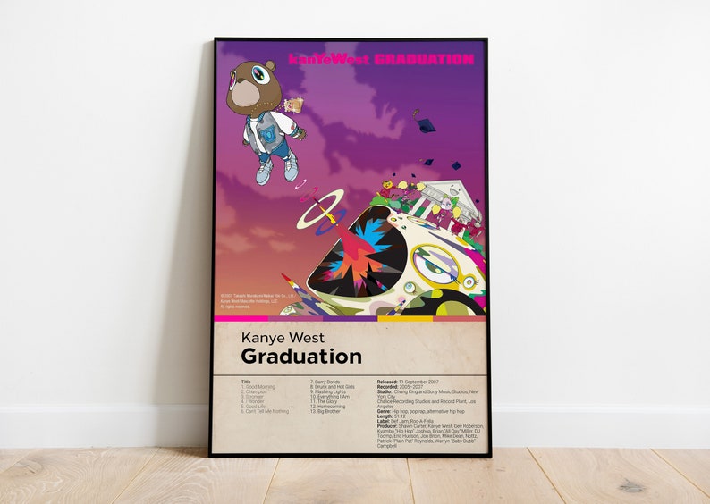 kanye west graduation album poster